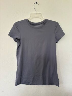 ALO Yoga Short Sleeve Crew Tee - Purple/Gray